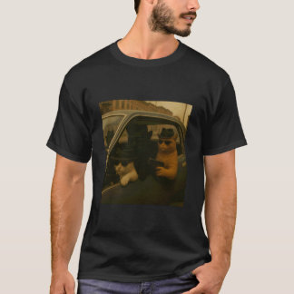 Funny Gangster Cats Men Women Lover Cat Street Gra T-Shirt