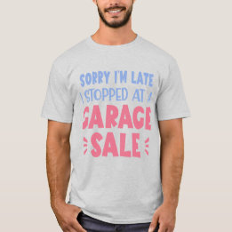 Funny Garage Sale T-Shirt, Lavender and Pink T-Shi T-Shirt