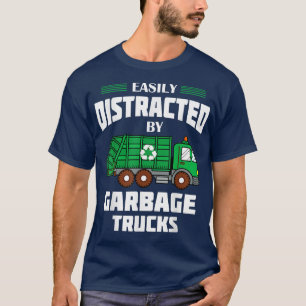 Funny Garbage Trucks Design Kids Men Women Trash T T-Shirt