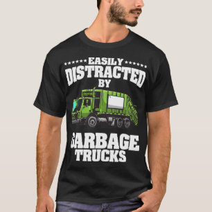 Funny Garbage Trucks Design Kids Men Women Trash T T-Shirt