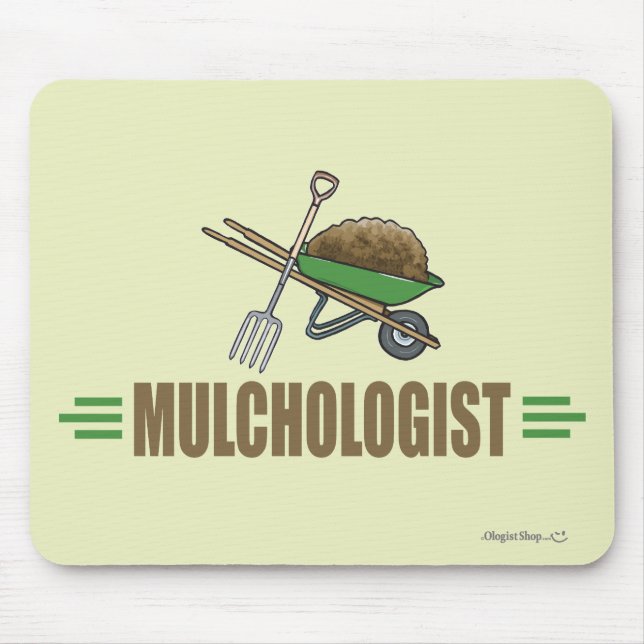 Funny Garden Landscaping Mouse Pad (Front)