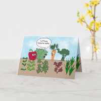 Funny Garden Vegetables Birthday Pun for Vegan