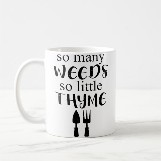 Funny Gardening Coffee Mug (Left)