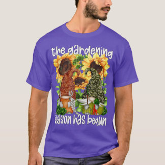 Funny Gardening Gnomes For Women & Men Cute Summer T-Shirt