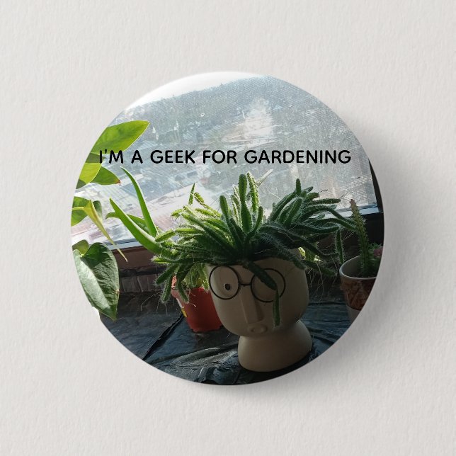Funny Gardening Pin  (Front)