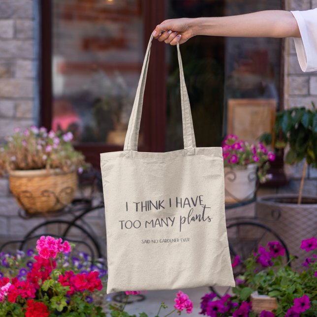 Funny Gardening Quote Tote For Gardeners Farmers (Creator Uploaded)