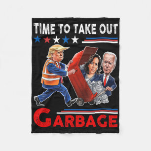 Funny Garge For Trump 2024 - Time To Take Out The Fleece Blanket