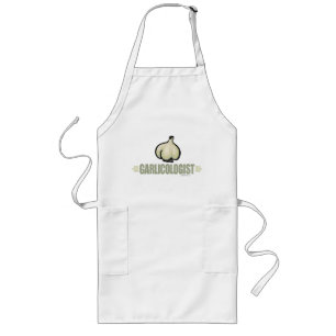 Funny Garlic Long Apron