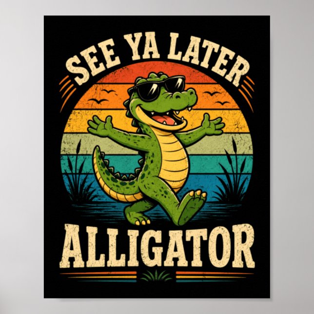 Funny-Gator-Goodbye- Poster (Front)