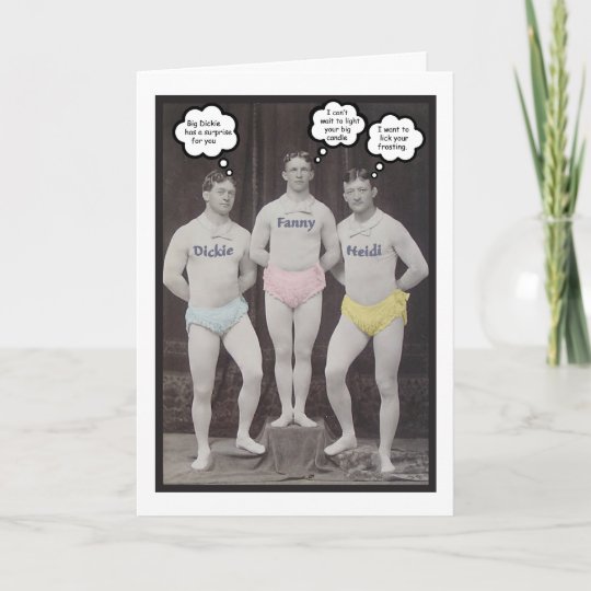 Funny Gay Birthday Card Au