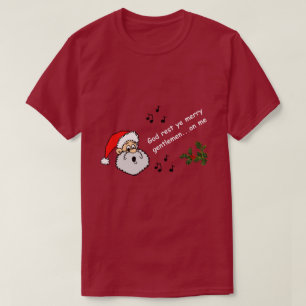 Funny Gay Christmas God Rest Ye Merry Gentlemen T-Shirt