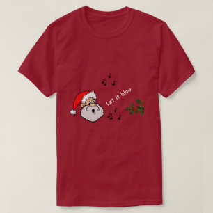 Funny Gay Christmas Let It Blow LGBTQ Humour Fun T-Shirt