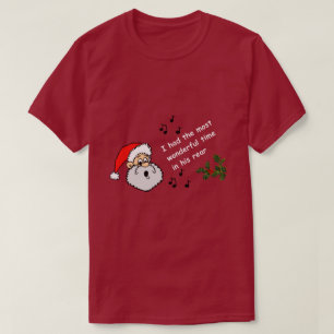 Funny Gay Christmas Most Wonderful Time His Rear T-Shirt