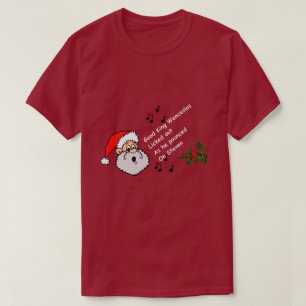 Funny Gay Christmas Wenceslas Pounced On Steven T-Shirt