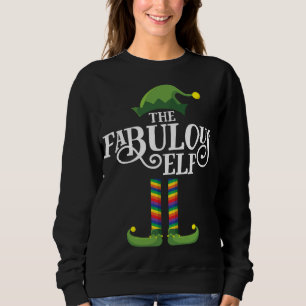 Funny Gay Elf Matching Family Christmas Party Sweatshirt