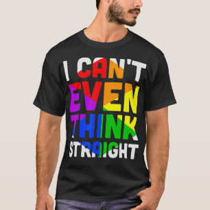 Funny Gay Pride Rainbow Flag Queer Bisexual LGBT T-Shirt