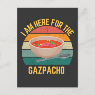 Funny Gazpacho Postcard