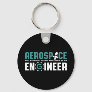 Funny Geek Engineer Aerospace Engineering Major Key Ring