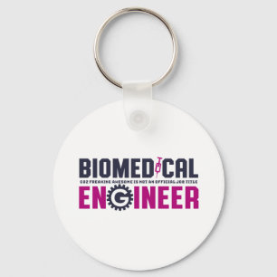 Funny Geek Engineer Biomedical Engineering Major Key Ring