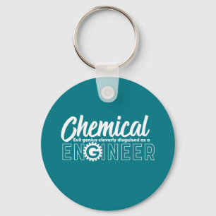 Funny Geek Engineer Chemical Engineering Major Key Ring