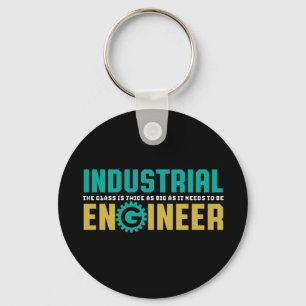 Funny Geek Engineer Industrial Engineering Student Key Ring