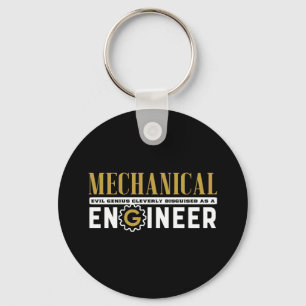 Funny Geek Engineer Mechanical Engineering Student Key Ring