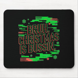 Funny Gen Alpha Gen Z Slang Funny Christmas Sweate Mouse Pad