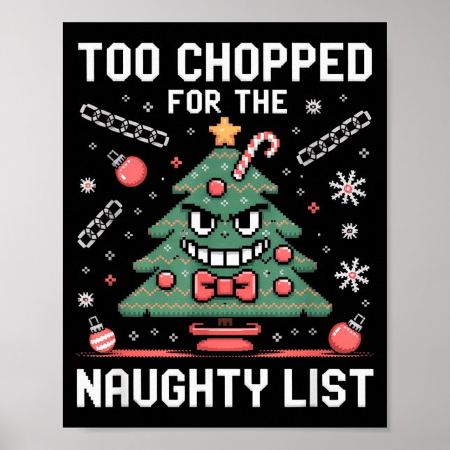 Funny Gen Alpha Gen Z Slang Funny Christmas Sweate Poster (Front)