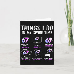 Funny Gen Alpha Lover Trend Fan Modern Youth Humor Card