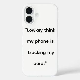 Funny Gen Z Humour iPhone Case | Lowkey Think My P