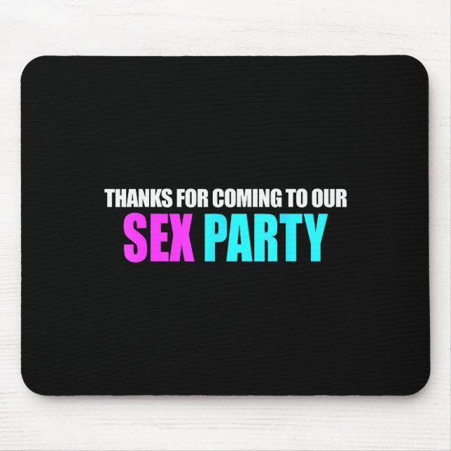 Funny Gender Reveal Shirt For Mum Or Dad Gender Re Mouse Pad (Front)