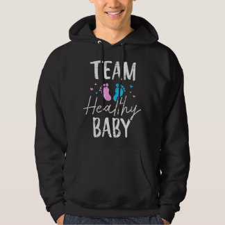 Funny gender reveal team healthy baby party suppli hoodie