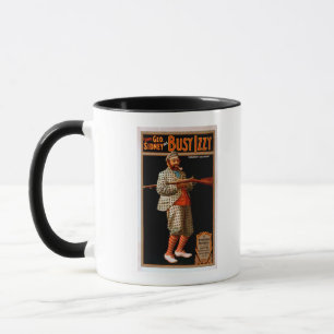 Funny Geo. Sidney as Busy Izzy Theatre Poster Mug