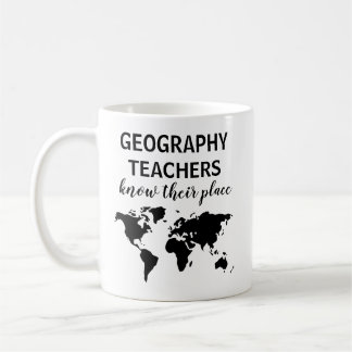 Funny Geography Teacher Gift Coffee Mug
