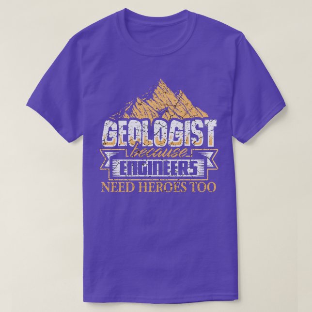 Funny Geologist T-Shirt (Design Front)