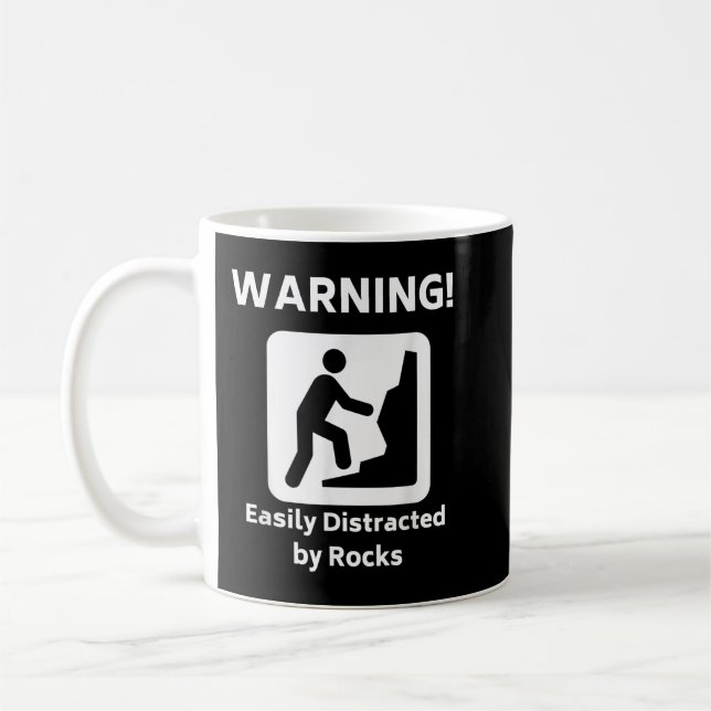 Funny Geology Rock Mineral Collector Gift Geologis Coffee Mug (Left)