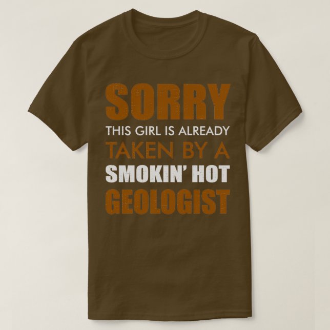 Funny Geology Shirt Couple Geology Gifts (Design Front)