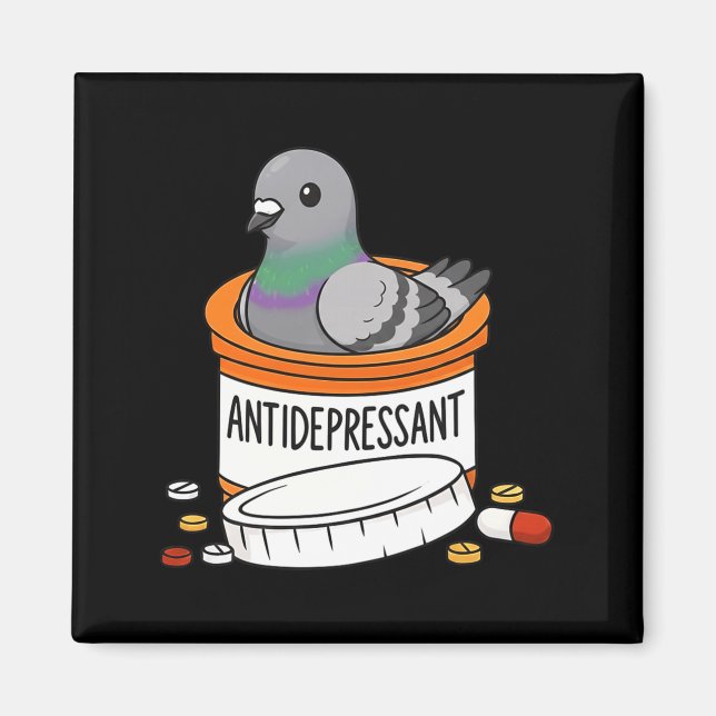 Funny Geon Anti Depressant Zoo Boys Girls Premium  Magnet (Front)