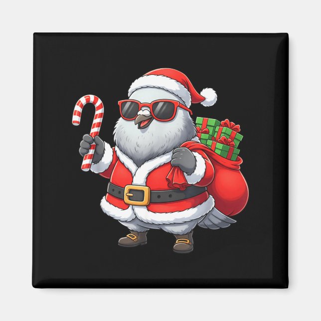 Funny Geon Christmas Santa Outfit Xmas Boys Girls  Magnet (Front)