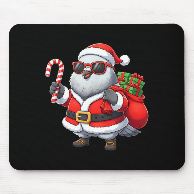 Funny Geon Christmas Santa Outfit Xmas Boys Girls  Mouse Pad (Front)