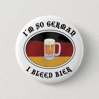 Funny German 6 Cm Round Badge