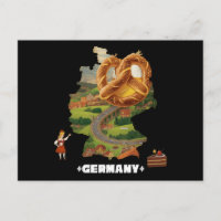 Funny German Giant Pretzel Black Forest Cake