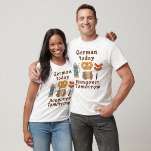 Funny German Oktoberfest Hangover T-Shirt