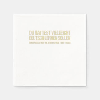 funny german saying napkin