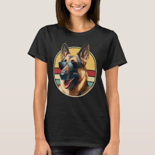 Funny German Shepherd Dog Art Costume Outfit Mum D T-Shirt