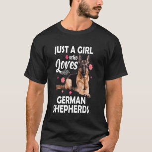 Funny German Shepherd For Girls Women Kids Dog T-Shirt