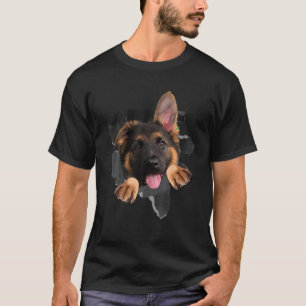 Funny German Shepherd Lovers Design For Men Women  T-Shirt