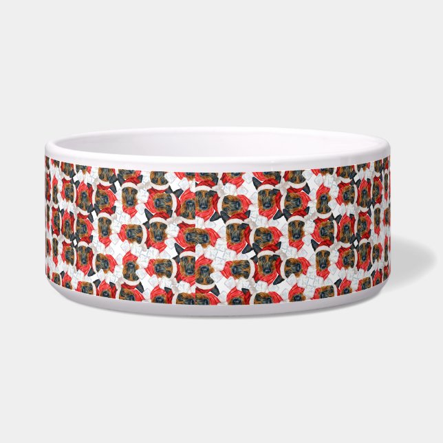 Funny German Shepherd Name Christmas Pattern (Left)