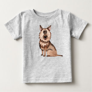 Funny German Shepherd Puppy Dog Pet Baby T-Shirt