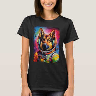 Funny German Shepherd Space T-Shirt